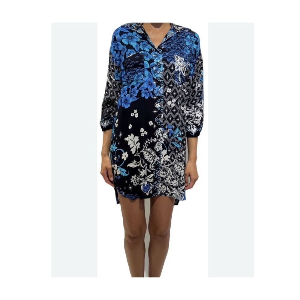 Johnny Was Paria Shirt Dress size small